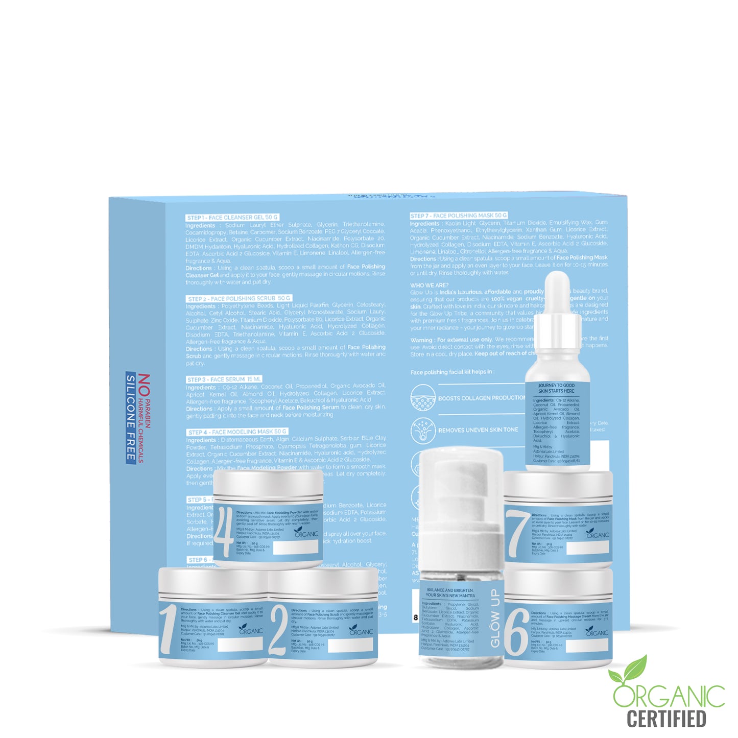 7 STEPS FACE POLISHING KIT COLLAGEN