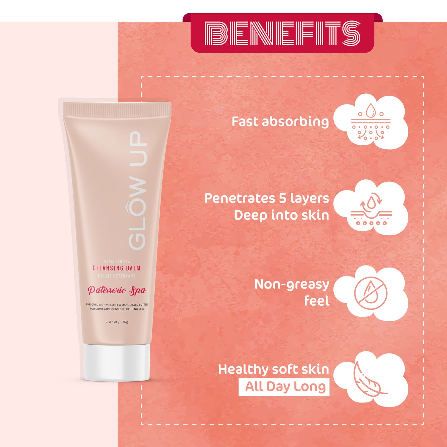 Benefits - PATISSERIE SPA CLEANSING BALM