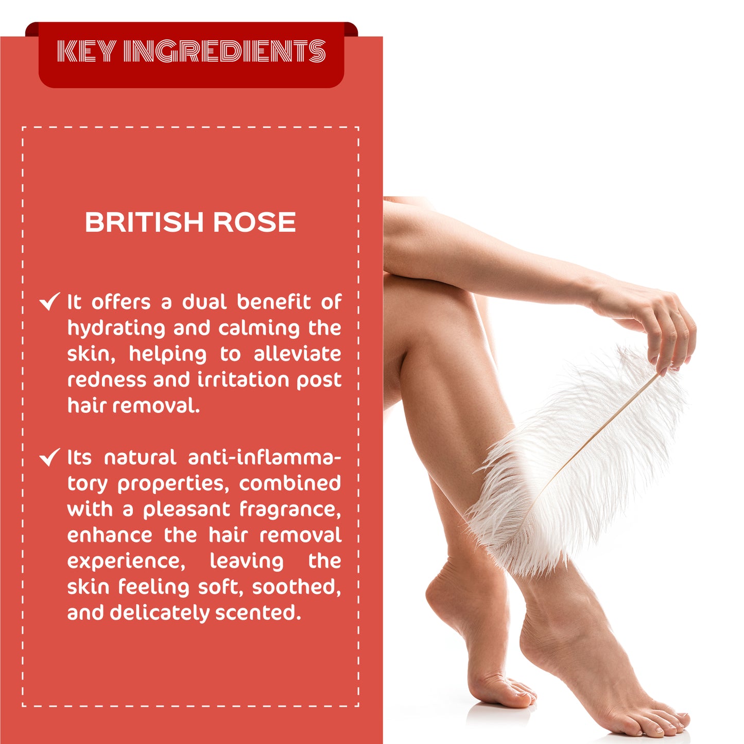 key ingredients - British rose
