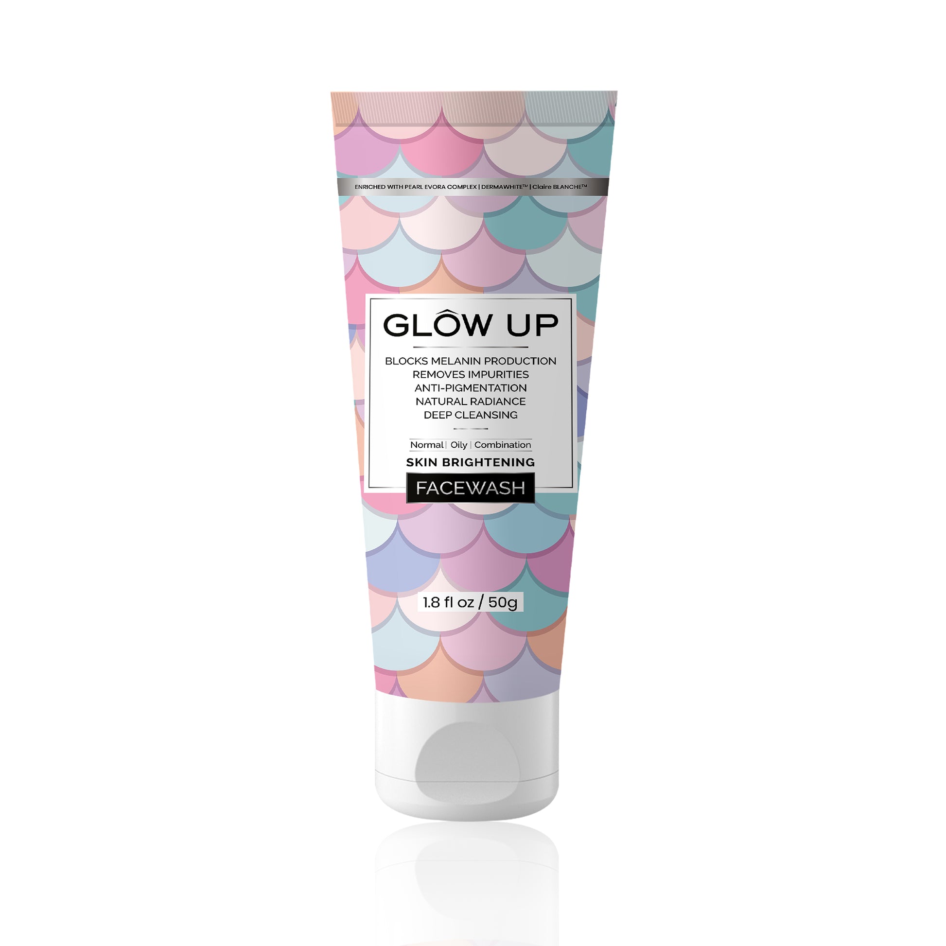 Glow up skin brightening face wash