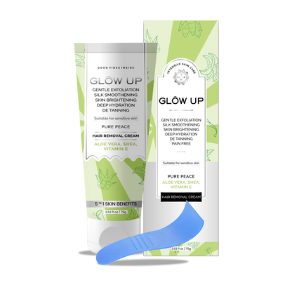 Glow up pure peace hair removal cream