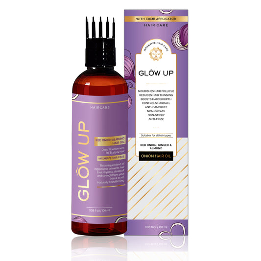 Glow up red onion hair oil