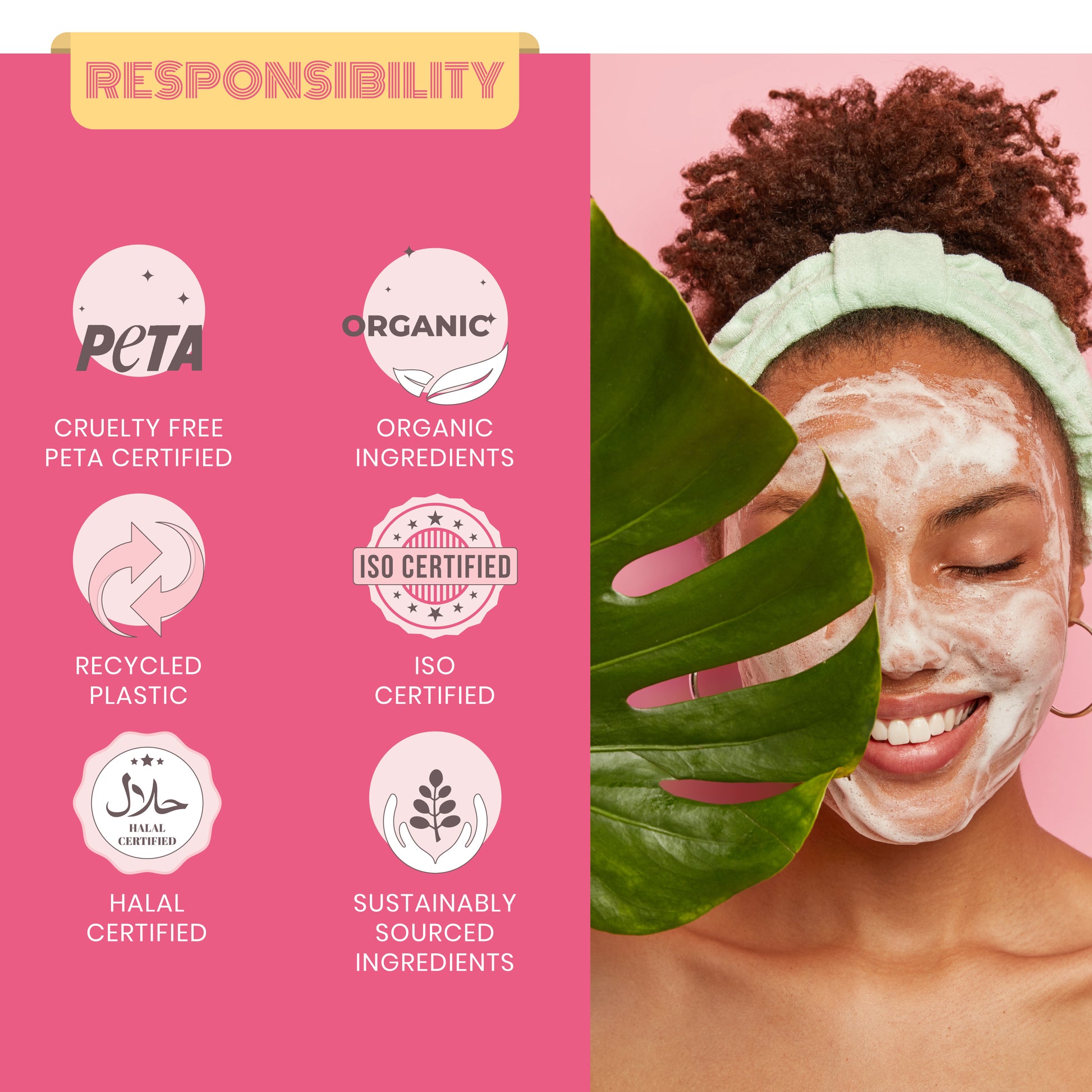 Responsibility of glow up skin brightening face wash