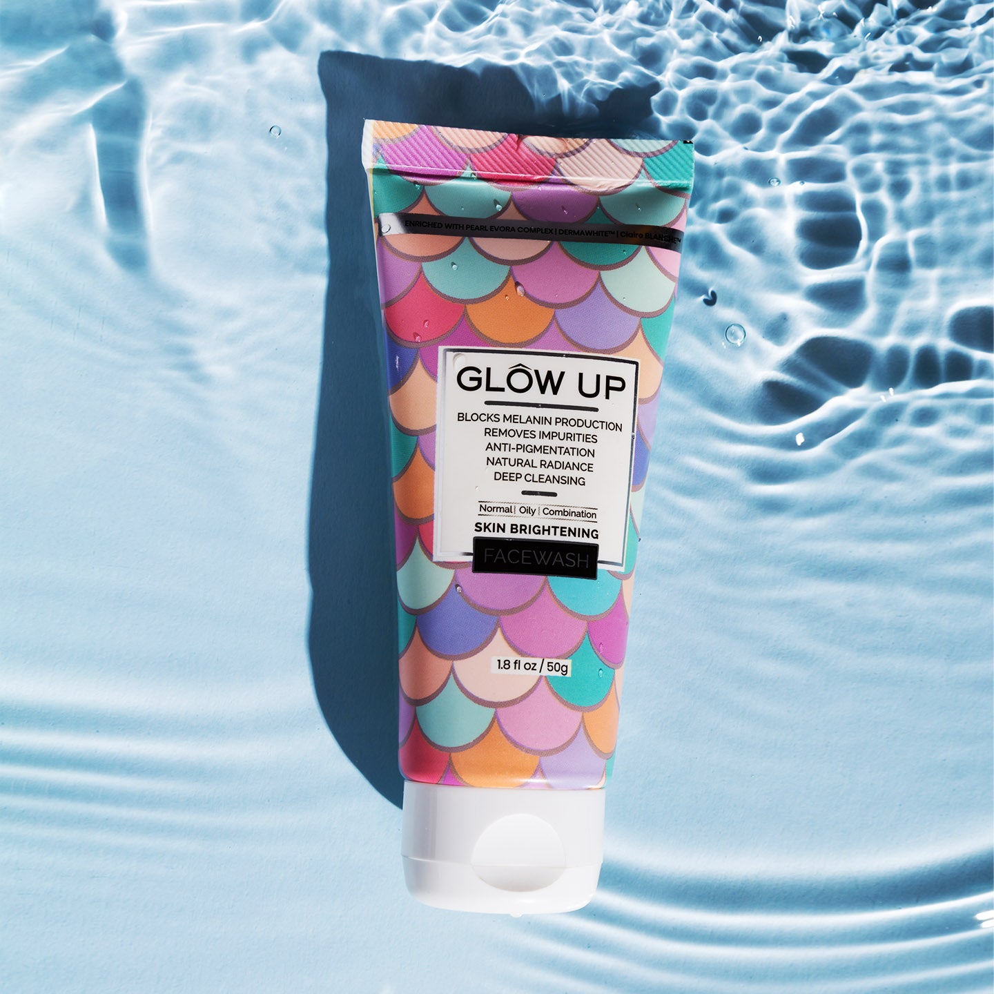 Glow up brightening face wash 