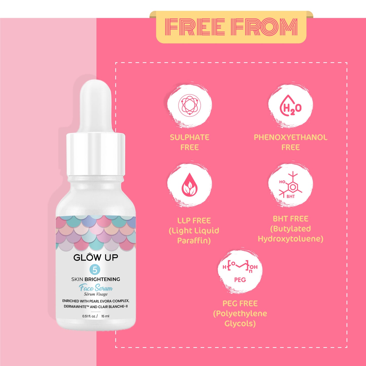 SKIN BRIGHTENING FACE SERUM- 15ML
