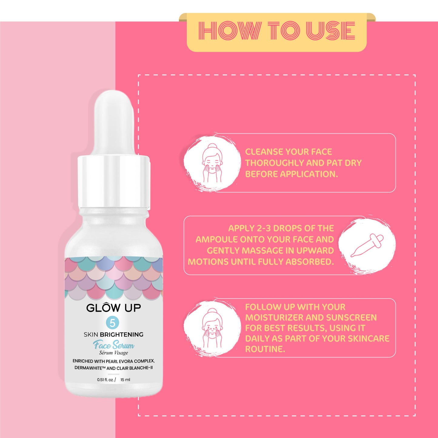 SKIN BRIGHTENING FACE SERUM- 15ML