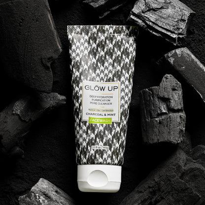 glow up charcoal facewash