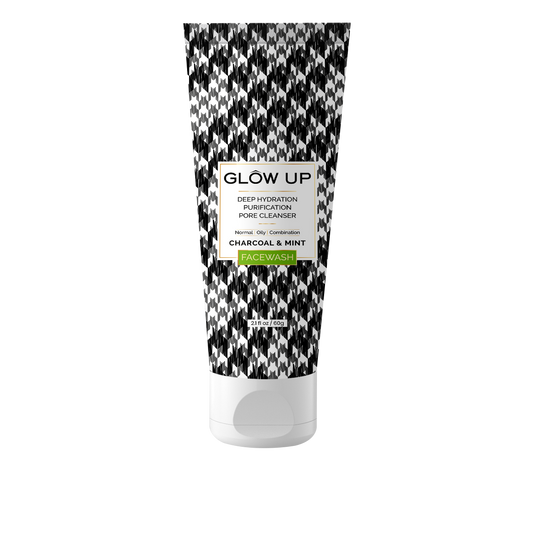 Glow up charcoal facewash